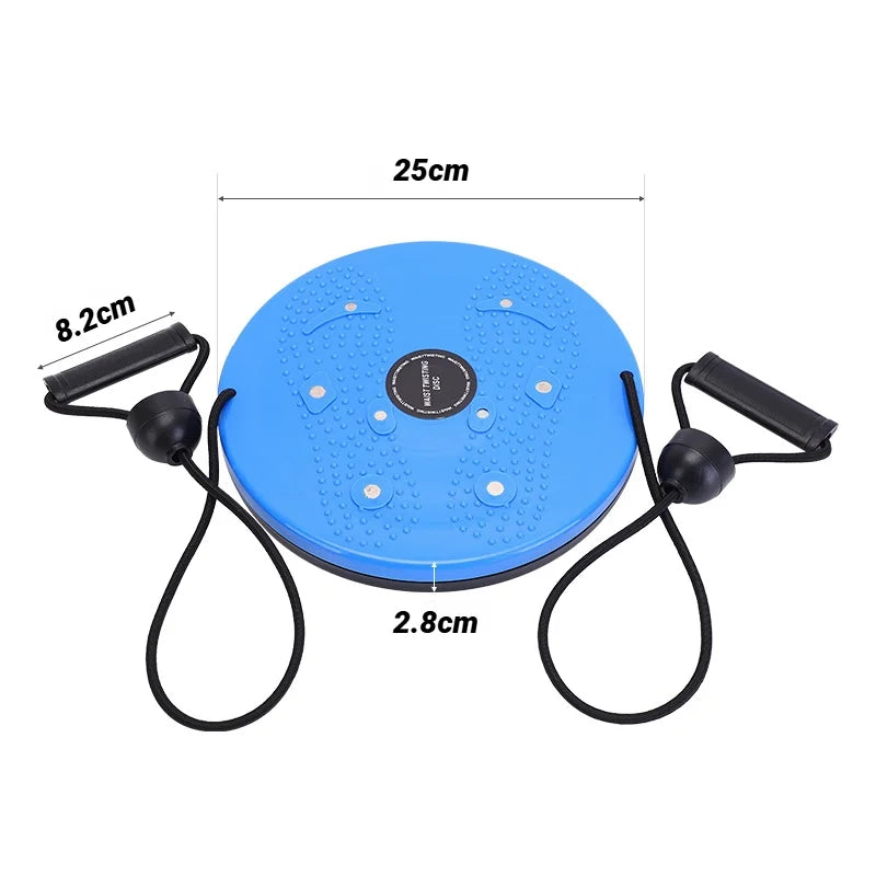 Waist Twisting Disc Pedal Board With Rope