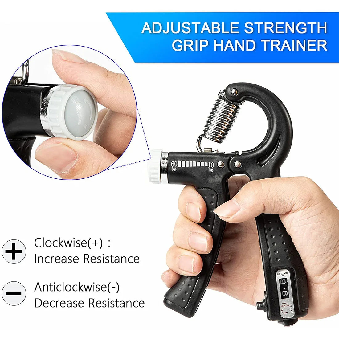 Hand Grips Strengthener Arm Spring