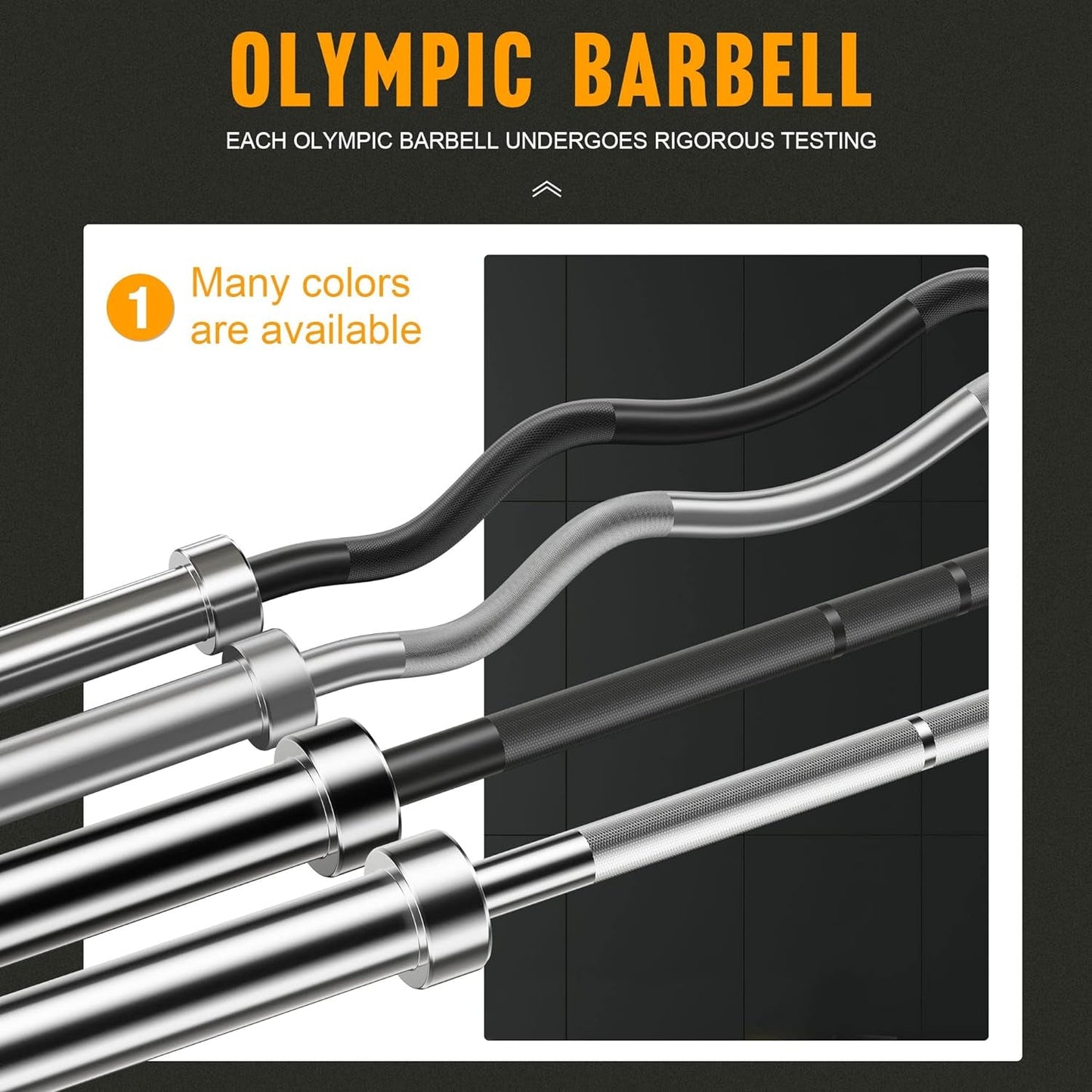 Olympic Curl Bar – 700LB Weight Capacity