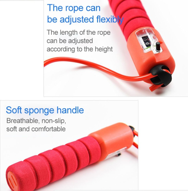 Skipping Rope With Counter Adjustable