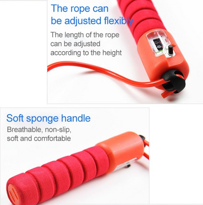 Skipping Rope With Counter Adjustable