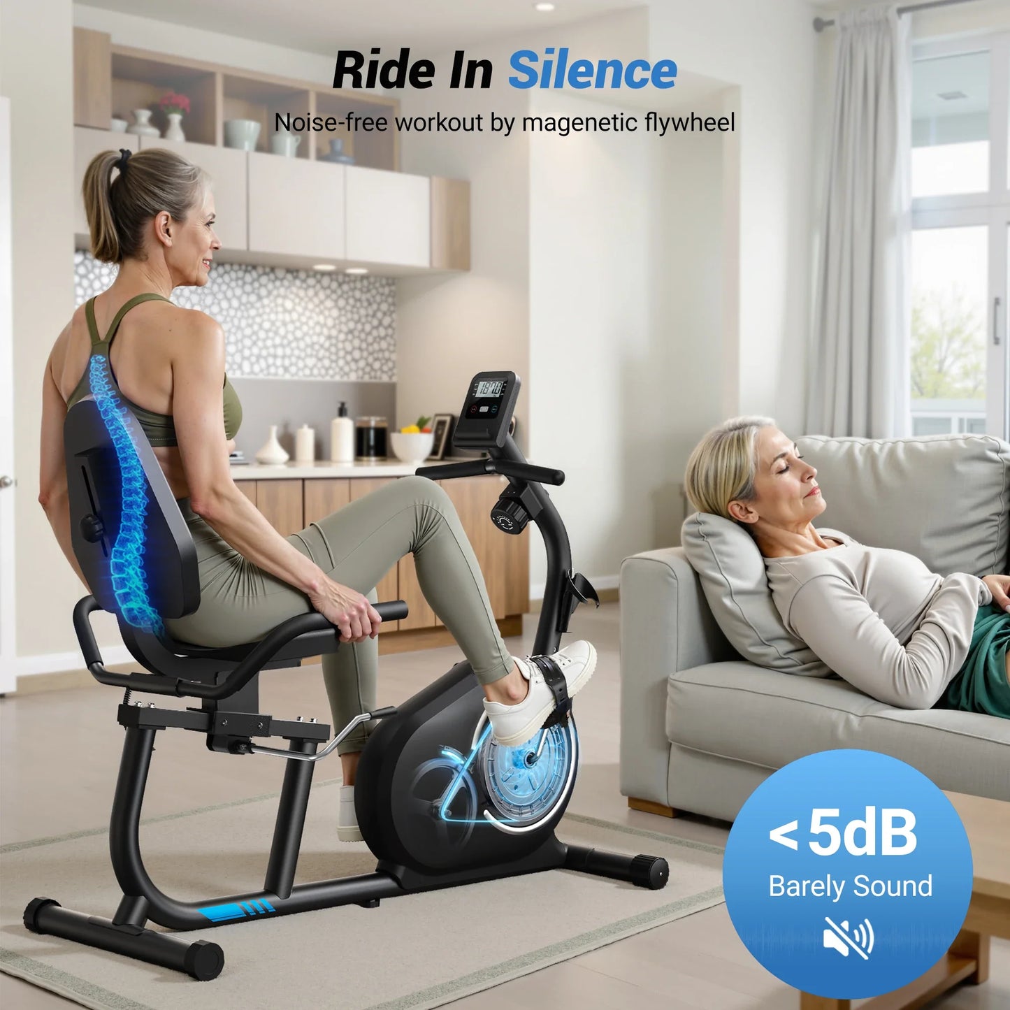 MERACH Recumbent Exercise Bike