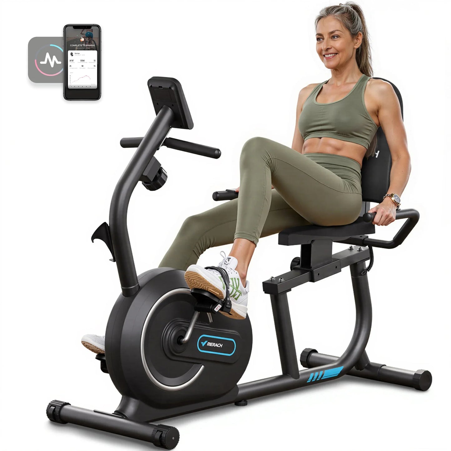 MERACH Recumbent Exercise Bike