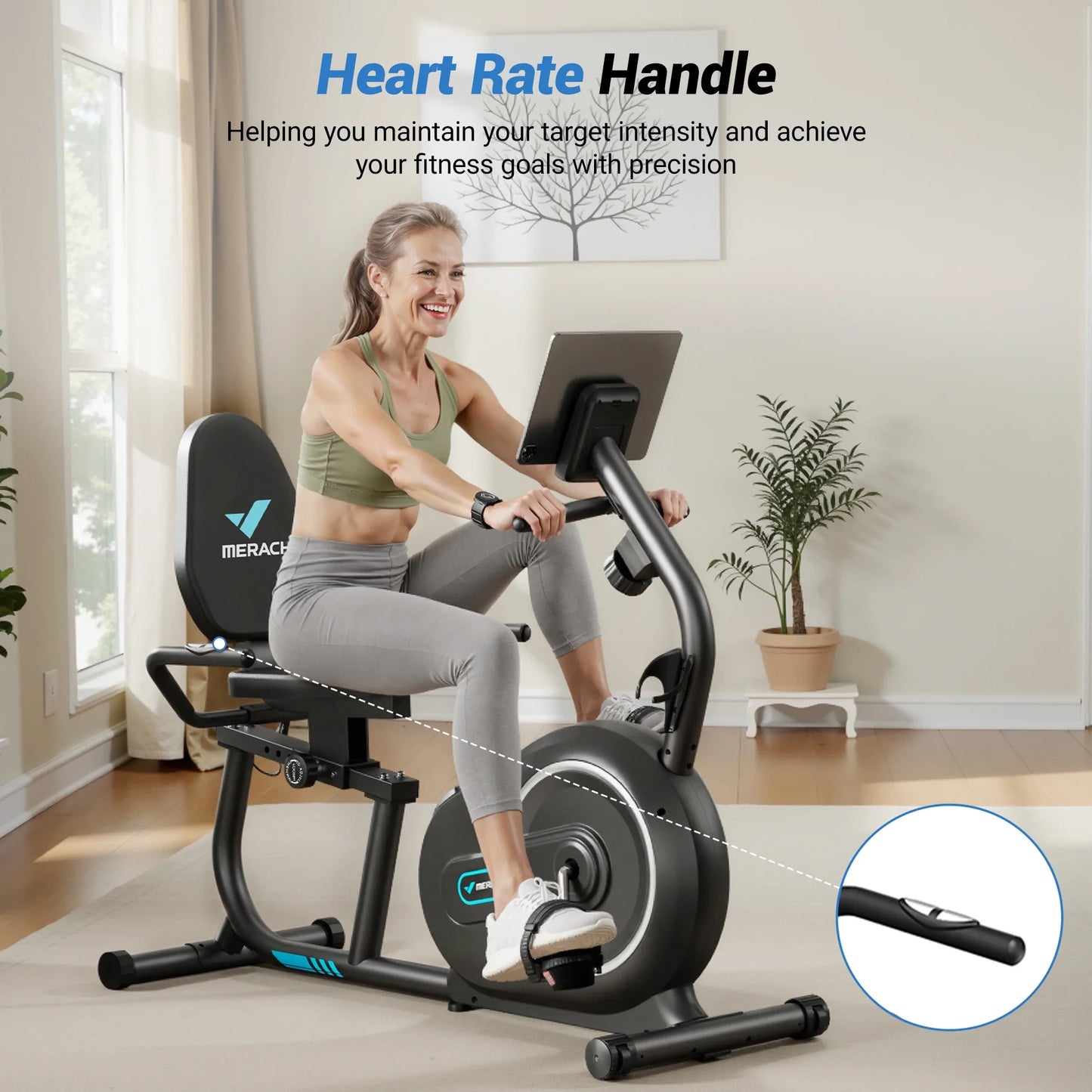 MERACH Recumbent Exercise Bike