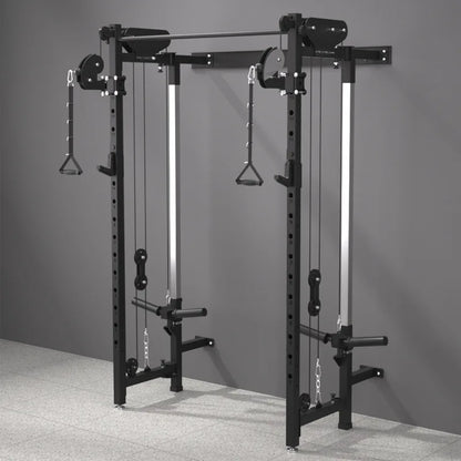 Foldable squat rack wall bird comprehensive trainer
