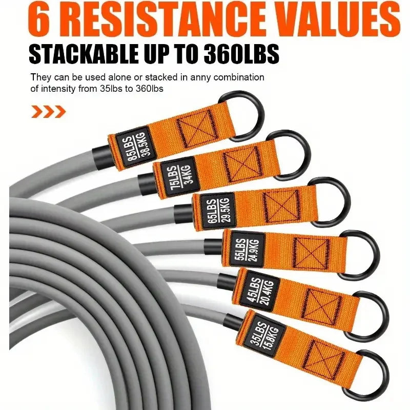 Resistance strap with handle 25LBS - 75LBS