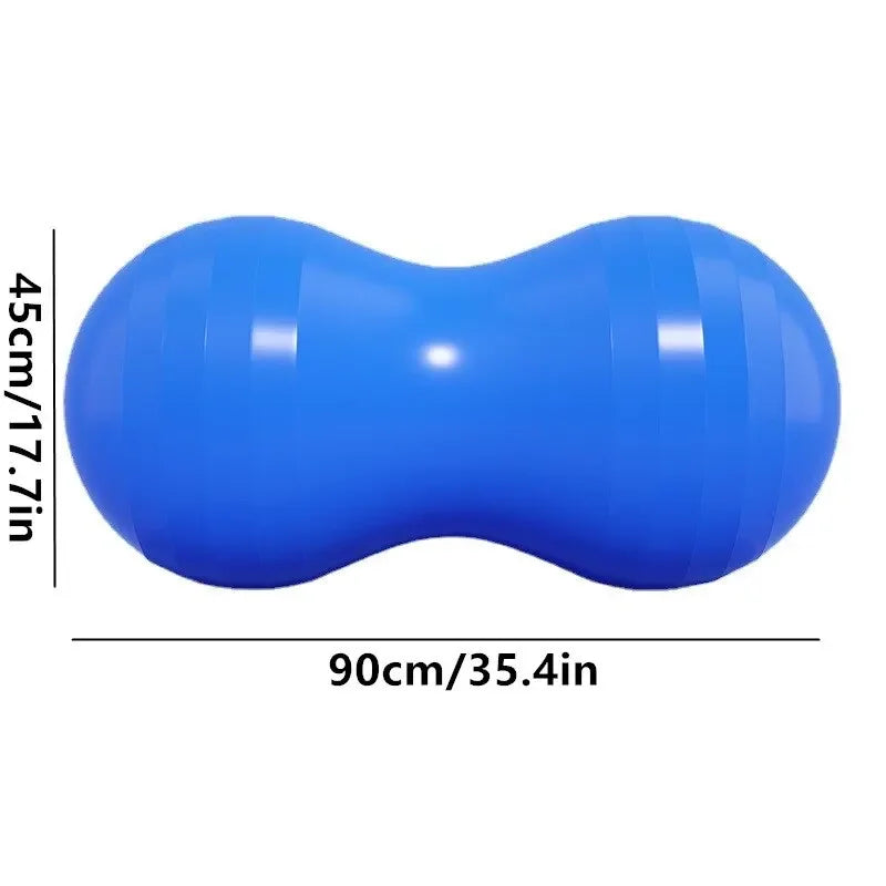 Anti-Burst Peanut Ball for Yoga, Pilates & Physiotherapy