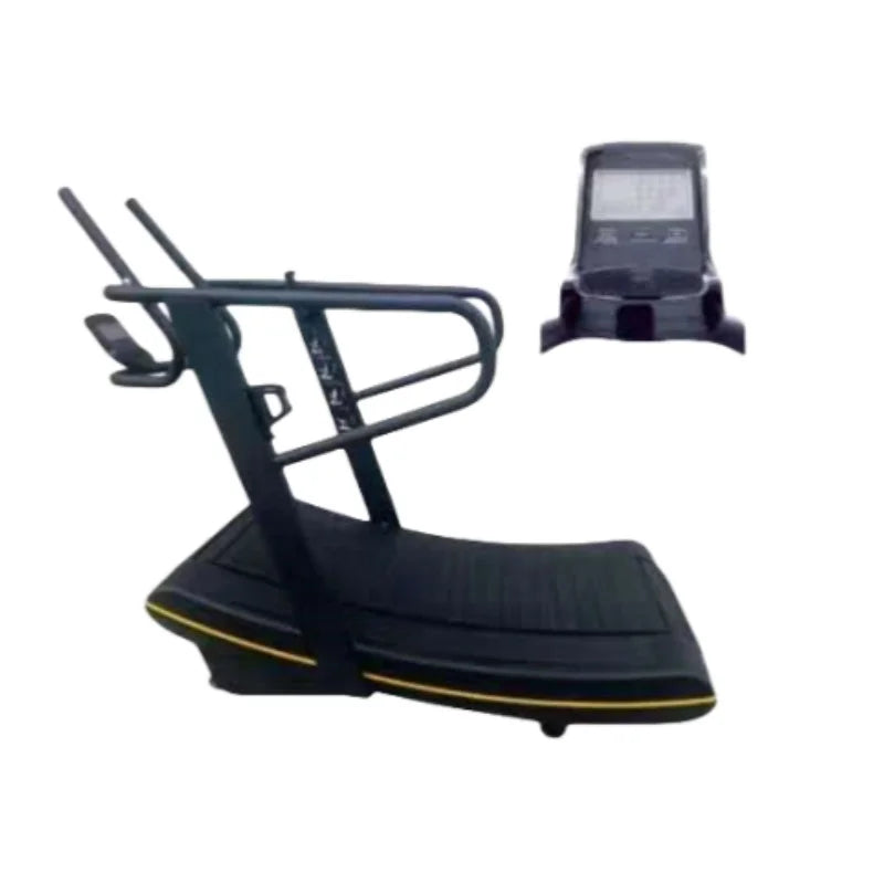 large unpowered arc-shaped Treadmill