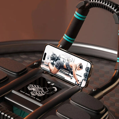 Six-Position Ab Wheel Exercise