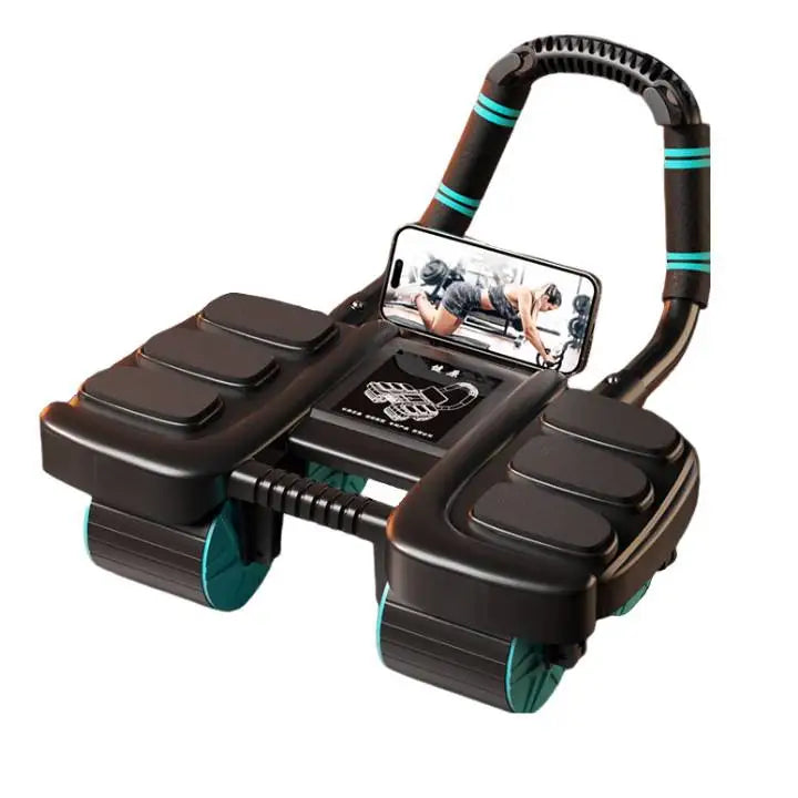 Six-Position Ab Wheel Exercise