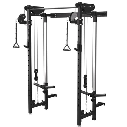 Foldable squat rack wall bird comprehensive trainer