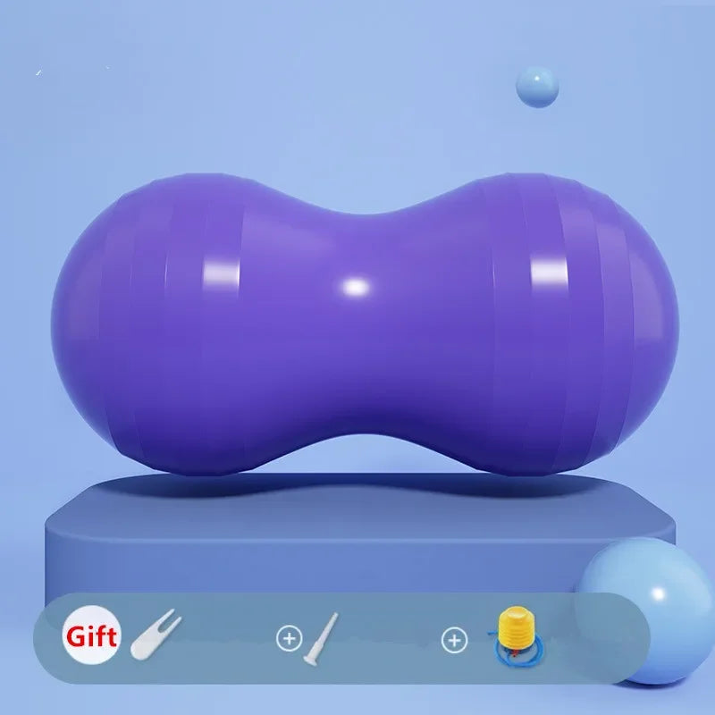 Anti-Burst Peanut Ball for Yoga, Pilates & Physiotherapy