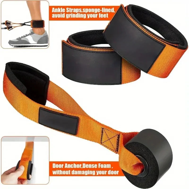 Resistance strap with handle 25LBS - 75LBS