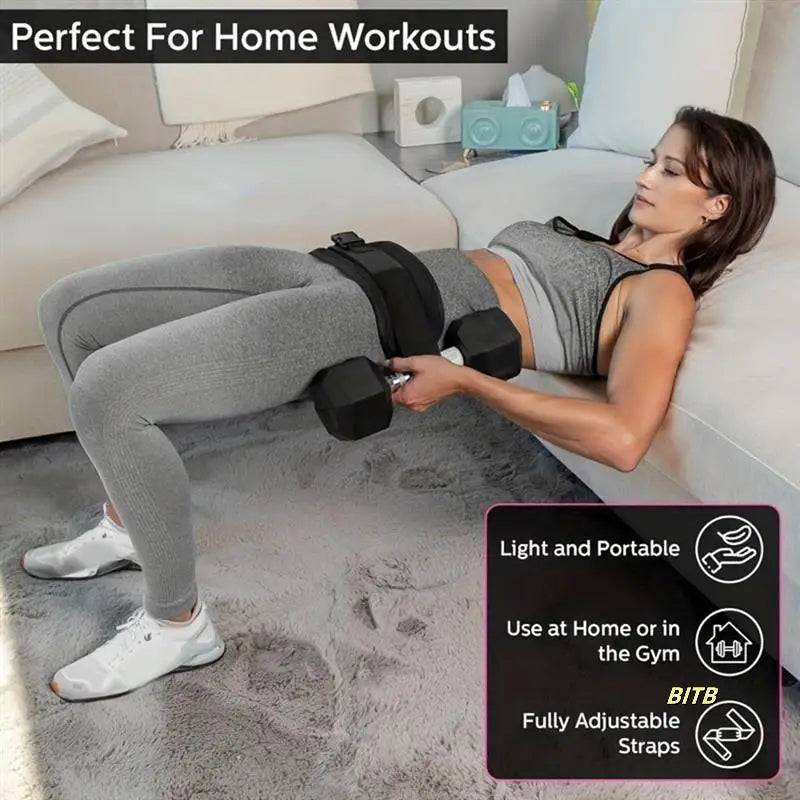 Sports Hip Thrust Belt Glute Trainer