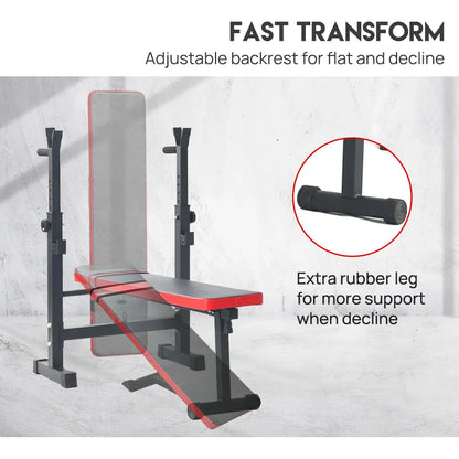 PORIYA BLACK Weight Bench